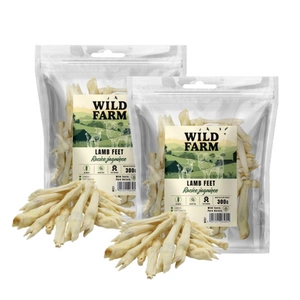 WILD FARM ėriukų kanopos 2x300g skanėstai šunims