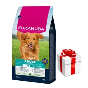 EUKANUBA Adult Large Breed Lamb&Rice 12kg + Staigmena Šunui