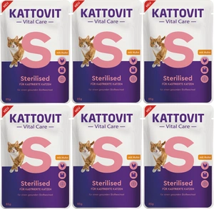 Kattovit Vital Care Sterilised 6x85g