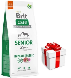 BRIT CARE Hypoallergenic Senior Lamb 12kg + Staigmena Šunui