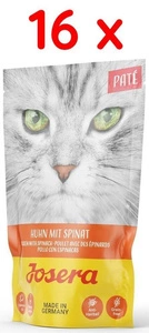 JOSERA Vištienos paštetas su špinatais - 16x85g rinkinys