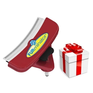 FURMINATOR Furflex - Galva šukoms iššukuoti šunims iš po kailio L - FUR136828  + Staigmena Šunui