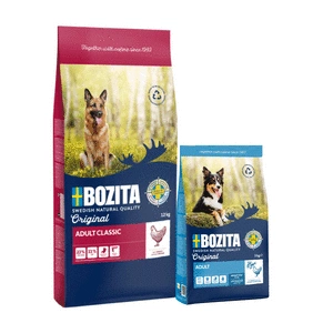 BOZITA Original Adult Classic 12kg + BOZITA Original Adult Classic 3kg nemokamai!
