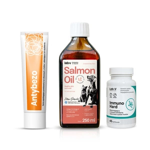 Lab-v Dovanų rinkinys katėms – sveikata, imunitetas ir graži kailio spalva