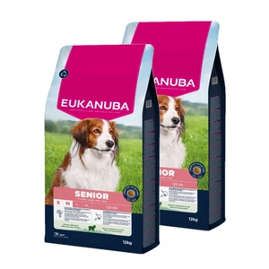 EUKANUBA Mature&Senior Mažų ir vidutinių veislių ėriena su ryžiais 2x12kg