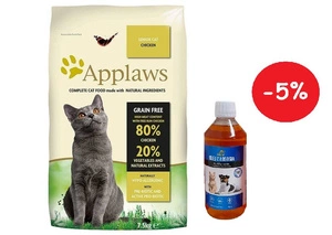 Applaws Senior Chicken sausas maistas 7,5kg + Applaws Senior Chicken sausas maistas 7,5kg + LAB V Lašišų aliejus šunims ir katėms 500ml