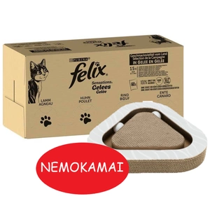FELIX Sensations 120x85g + nemokamas kartoninis draskyklės postas