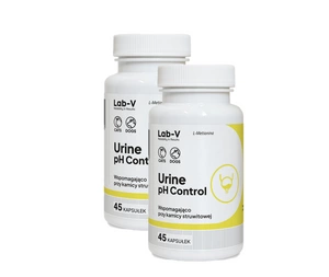 LAB-V Šlapimo pH kontrolė - parama šunims ir katėms, sergantiems struvito akmenlige 2x45 kapsulės