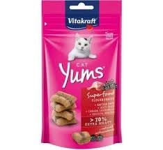 Vitakraft Cat Yums Ančių užkandis su šeivamedžio žiedais 40g