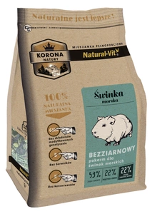 KORONA NATURY Natural-Vit maistas jūrų kiaulytėms 750g