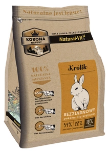 KORONA NATURY Natural-Vit triušių ėdalas 1,6kg