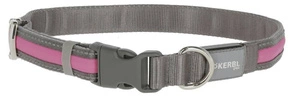 KERBL Light & Reflex šviečianti apykaklė, 45 - 65 cm x 25 mm, rožinė