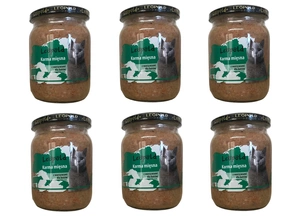 Leopold mėsos pašaras su daržovėmis katėms 6x500g (stiklainis)