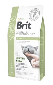 Brit gf veterinary diets cat diabetes 5kg