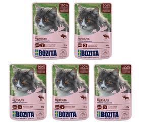 BOZITA gabalėliai lašišos drebučiuose 5x85g