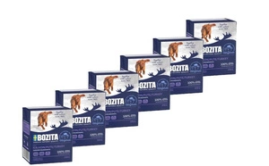 Bozita Dog Naturals : Kalakutas drebučiuose 6x370g