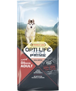VERSELE-LAGA Opti Life Prime Adult Salmon 12,5kg - pašaras suaugusiems šunims be grūdų su lašiša