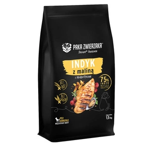 Paka Zwierzaka - Septintas dangus - Kalakutiena su avietėmis (kalakutiena ir avietės) 1,5kg