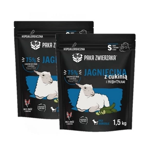 Paka Zwierzaka - Sausas maistas SH ėriena su cukinija S 2x1.5kg