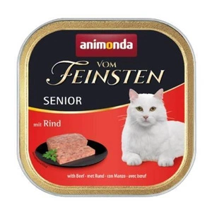 ANIMONDA Vom Feinsten Senior Cat skonis: su jautiena 100g x32