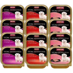 ANIMONDA Dog Vom Feinsten Senior skonių mišinys 12x150g