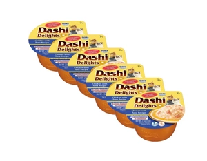 Inaba DASHI papildomas kačių ėdalas - vištienos ir tuno skonio sultinys 6x70 g