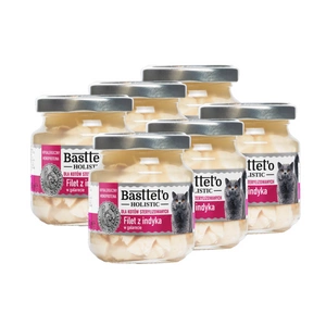 Basttet'o Holistinė kalakutienos filė galetėje sterilizuotoms katėms 6x130g