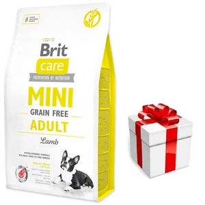 BRIT CARE Mini Grain-Free Adult Lamb 7kg + STAIGMENA ŠUNUI