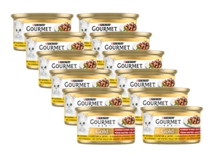 Purina Gourmet Gold vištiena ir kepenėlės padaže 12x85g
