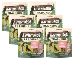 ADVENTUROS Training Lašišos turtingi skanėstai šunims 6x115g