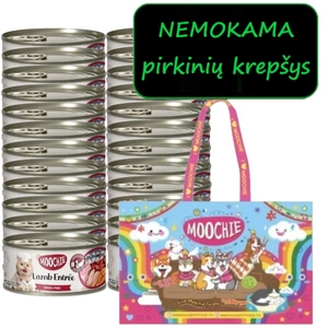 MOOCHIE ĖRIENOS IR JAUTIENOS PIRMASIS PATIEKALAS KAULŲ SRIUBOS 24x156 g + NEMOKAMAI pirkinių krepšys