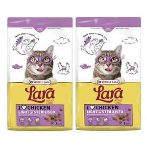 Versele-Laga Lara Adult Light Sterilized 2x7kg - maistas sterilizuotoms katėms