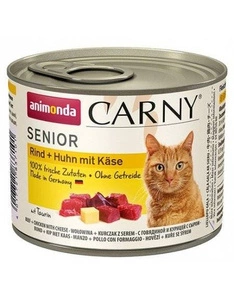 ANIMONDA Cat Carny Senior skonis: vištiena su sūriu 200g x18