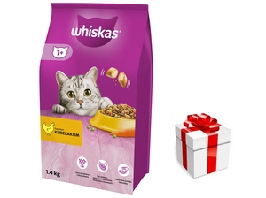 WHISKAS Adult 1,4 kg + STAIGMENA KATEI