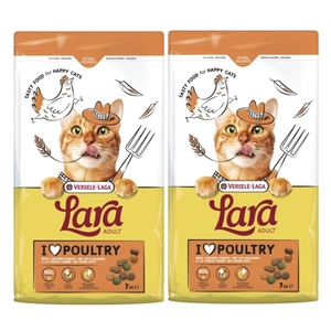 VERSELE-LAGA Lara Adult Turkey & Chicken 2x7kg - Suaugusių kačių ėdalas su kalakutiena ir vištiena