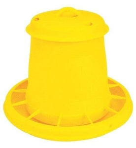 Automatinė lesyklė, geltona, skirta naminiams paukščiams, 5,25 l, 3,5 kg, Novital