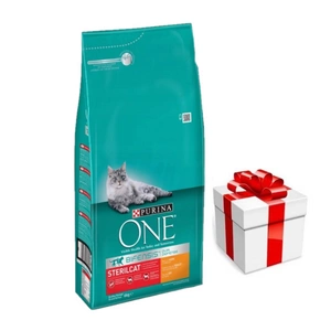 Purina One Cat Sterilcat vištienos ėdalas 5,7kg + Staigmena katei