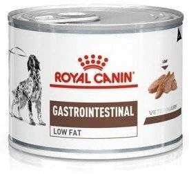 ROYAL CANIN Gastro Intestinal Low Fat 200g skardinė