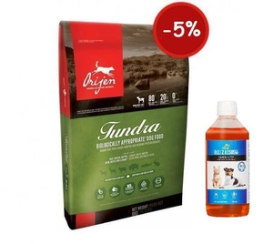 ORIJEN Tundra Dog 11,4kg + LAB V Lašišų aliejus šunims ir katėms 500ml