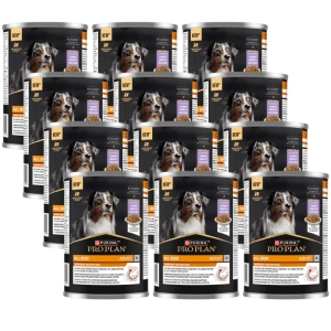 PRO PLAN Everyday Nutrition suaugusių šunų ėdalas su kalakutiena drebučiuose 12x400g