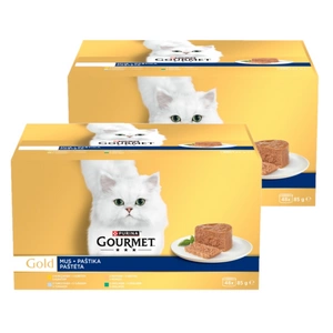 Purina Gourmet Gold kačių maistas putėsiai 96 x 85g