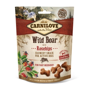 Carnilove Crunchy Snack, šernų ir erškėtuogių 200 g