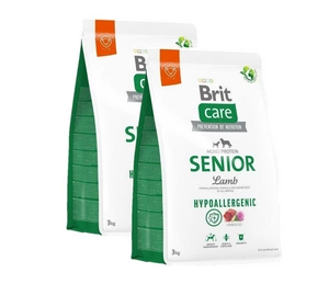 BRIT CARE Hypoallergenic Senior Lamb 2x3kg
