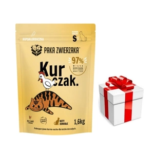 Paka Zwierzaka - Sausas maistas katei Chicken Kittens "S'' 1,6kg + Staigmena katei