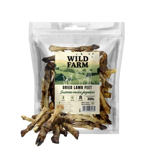 WILD FARM Džiovintos ėriukų kanopos 300g skanėstai šunims