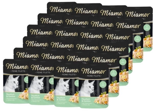 Miamor Feine Filets - drėgnas kačių maistas tunų filė su daržovėmis 24x100g
