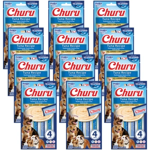 INABA Dog Churu (žuvies pagrindo) tuno receptas 12x(4x14g)