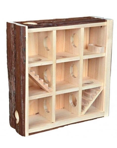 TRIXIE Natūralus gyvasis graužikų bokštas 30 × 30 × 10 cm