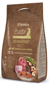 Fitmin purity rice semimoist rabbit&lamb 800g
