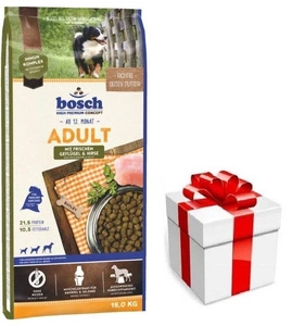 Bosch Adult Poultry & Millet (nauja receptūra) 15kg + STAIGMENA ŠUNUI